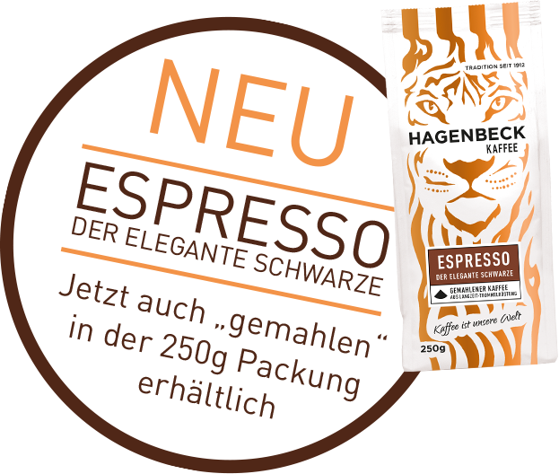 Hagenbeck Kaffee - Espresso Störer